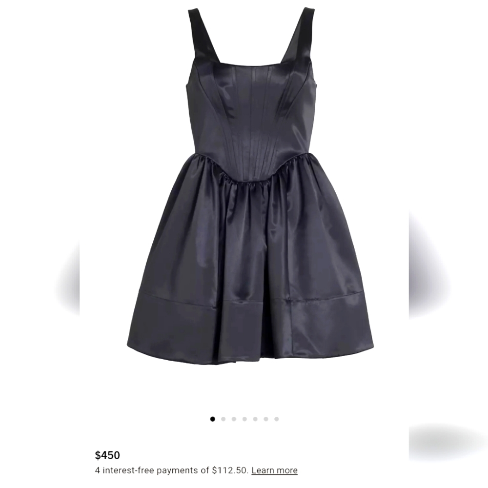 STAUD Landscape Flit and Flare Mini Dress